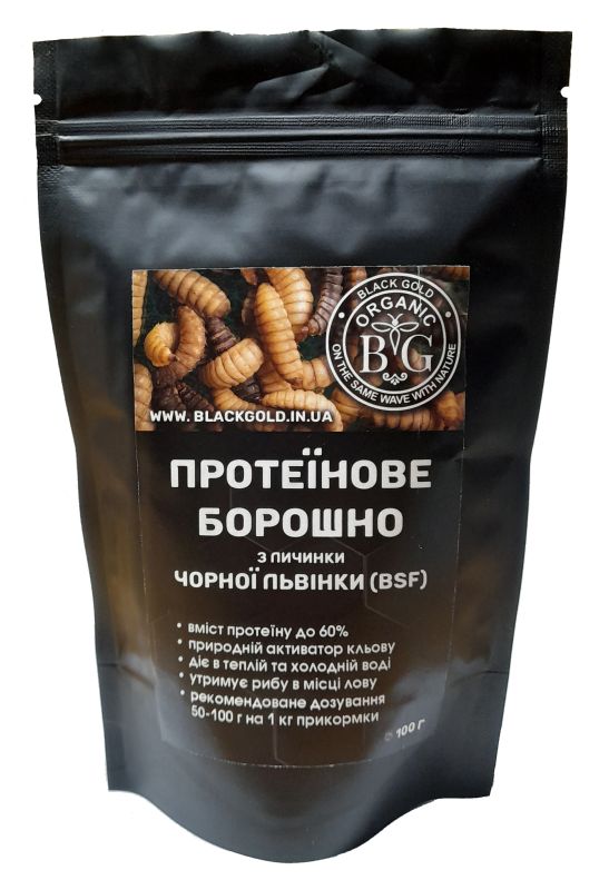 ПРОТЕЇНОВЕ БОРОШНО з личинки Black soldier fly 100 г