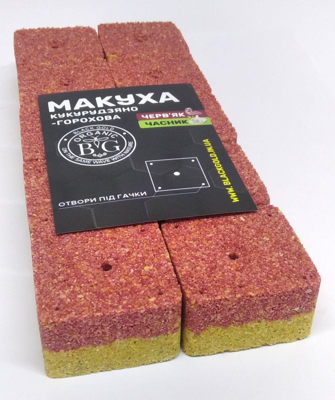 Макуха Кукурузно-Гороховая ЧЕРВЬ-ЧЕСНОК 10 шт