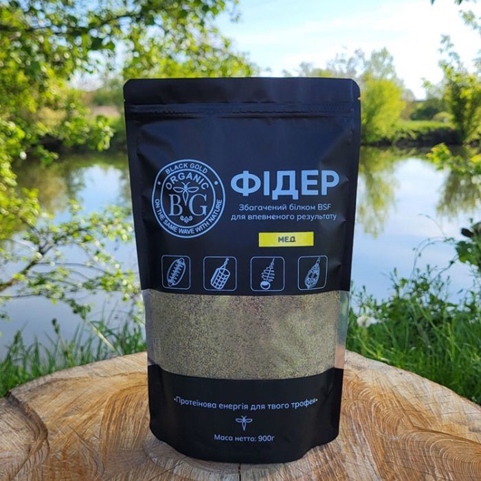 Прикормка фідерна «МЕД», 900 г, Black Gold Organic