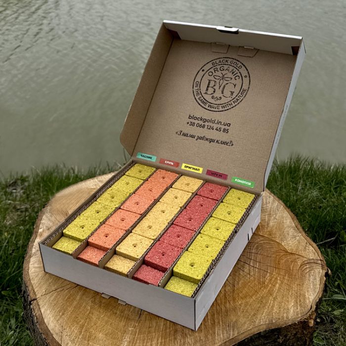 Набір макухи «КЛАСИЧНИЙ», 55 кубиків, Black Gold Organic