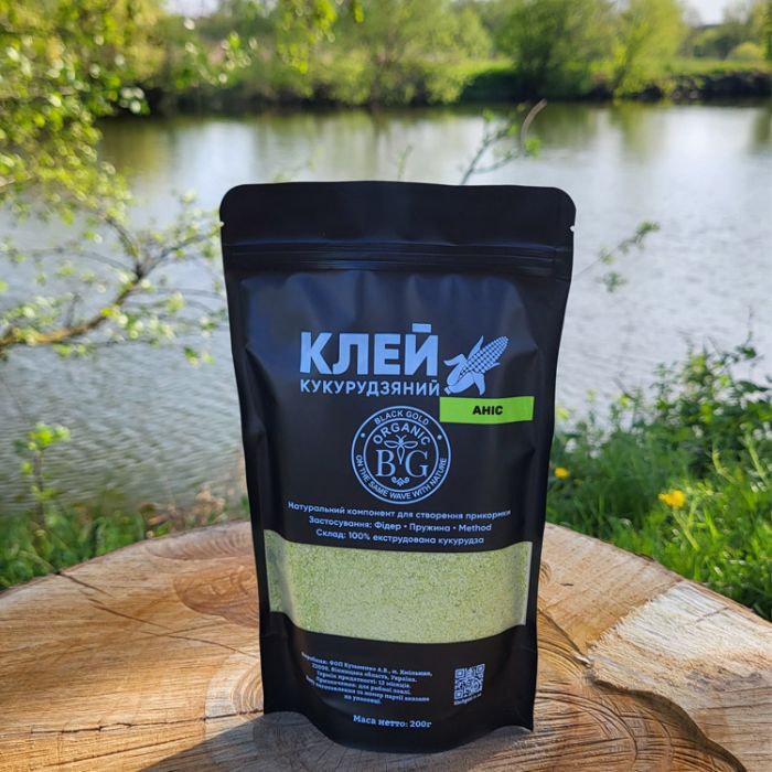 Риболовний клей кукурудзяний «АНІС», 200 г, Black Gold Organic