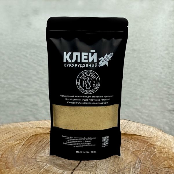 Риболовний клей «КУКУРУДЗЯНИЙ», 200 г, Black Gold Organic