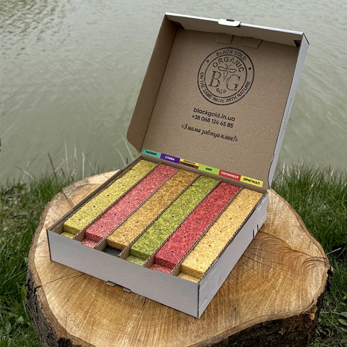 Набір макухи «КУКУРУДЗЯНИЙ», 78 кубиків, Black Gold Organic
