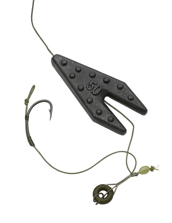 Макушатник "Ластівка" 50 г (фарбований) з короповим гачком під бойл