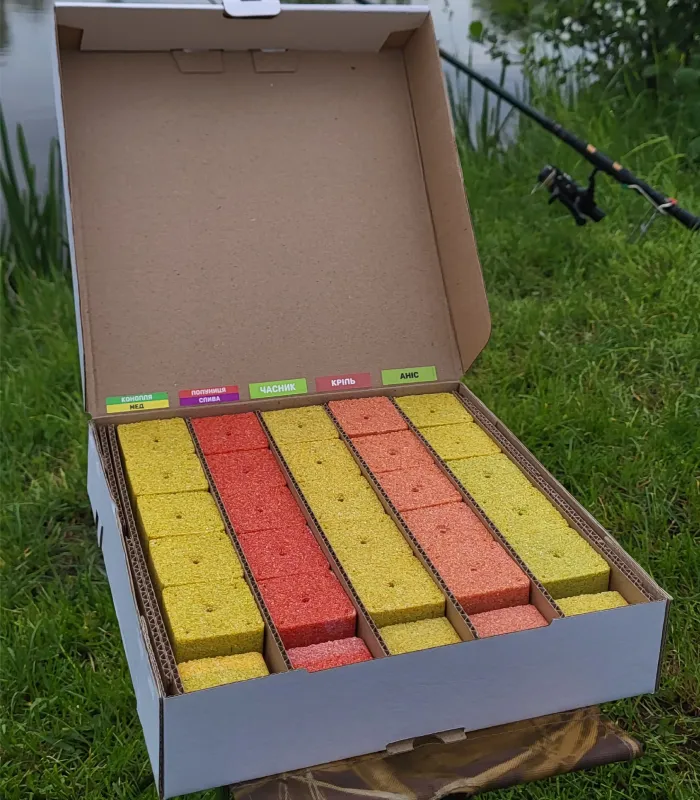 Набір "МАКУХОВИЙ" - 55 кубиків (кукурудзяно-горохова), Black Gold Organic