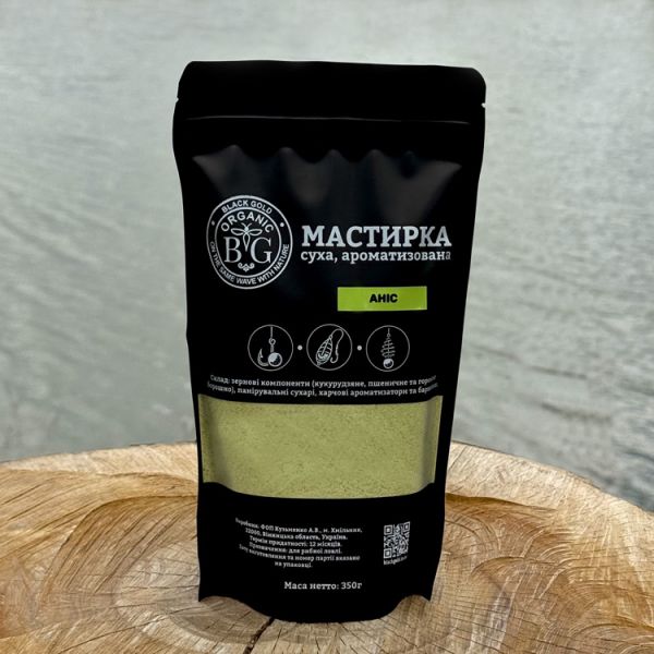 Суха мастирка «АНІС», 350 г, Black Gold Organic