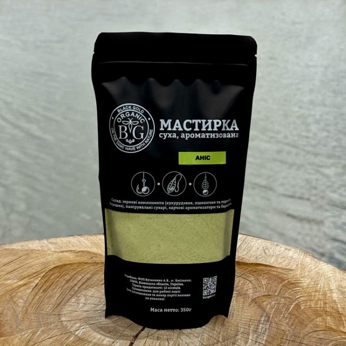 Суха мастирка «АНІС», 350 г, Black Gold Organic