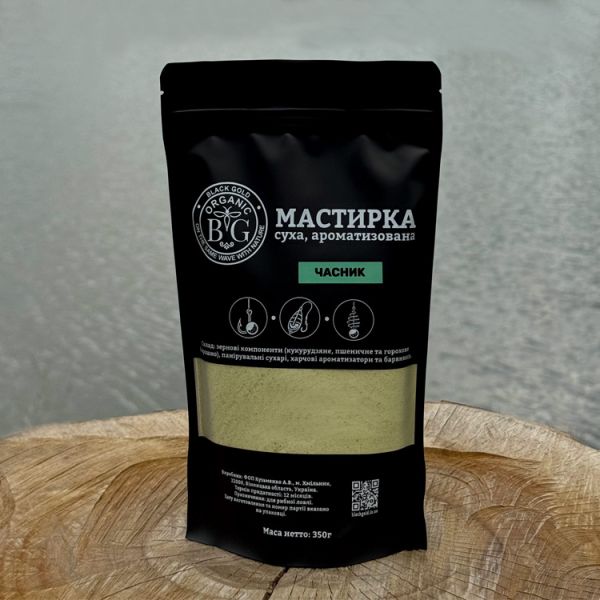 Суха Мастирка Часник 350 г Black Gold Organic