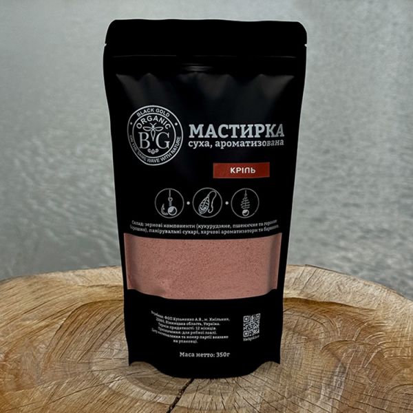 Суха мастирка «КРІЛЬ», 350 г, Black Gold Organic
