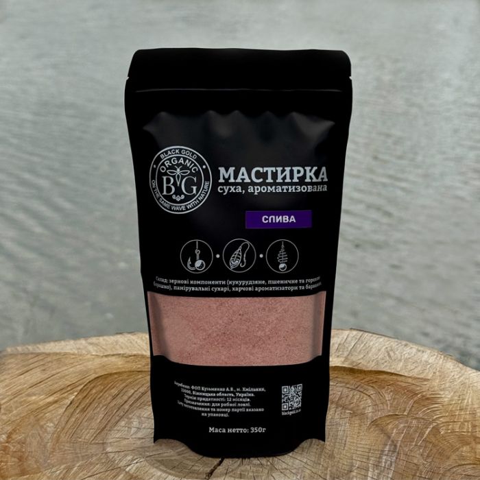 Суха мастирка «СЛИВА», 350 г, Black Gold Organic