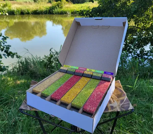 Набір макухи ГОРОХОВО-СОНЯШНИКОВИЙ 78 кубиків — Black Gold Organic