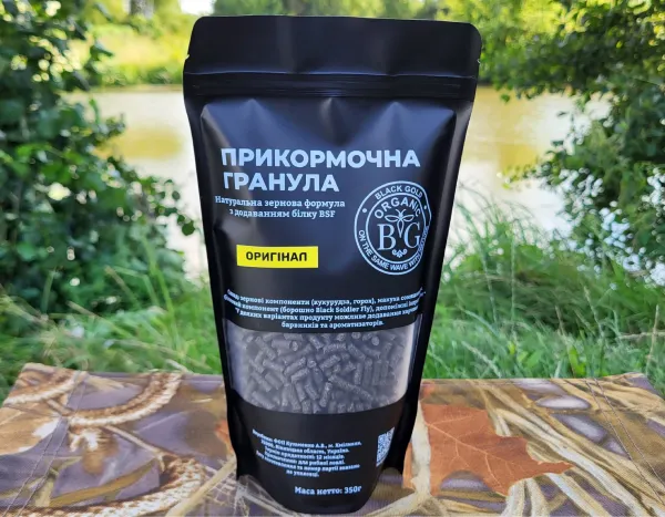 Прикормочна гранула 4 мм СОНЯШНИК 350 г Black Gold Organic