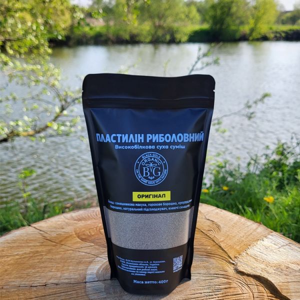 Сухий риболовний «ПЛАСТИЛІН», 400 г, Black Gold Organic