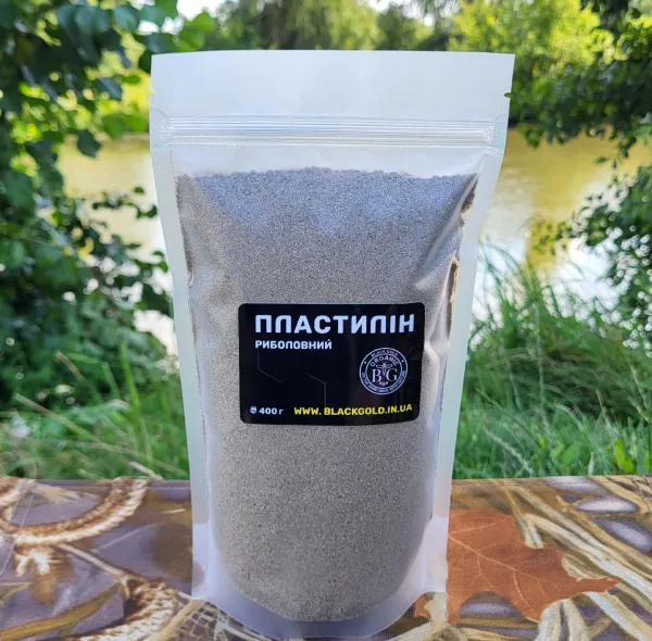 Сухий риболовний Пластилін 400 г Black Gold Organic