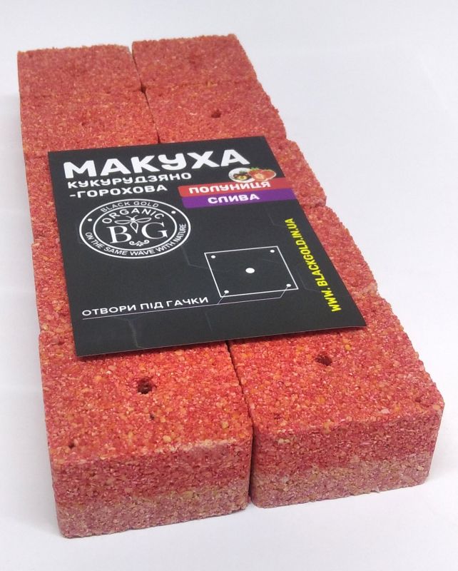 Макуха Кукурузно-Гороховая КЛУБНИКА-СЛИВА 10 шт