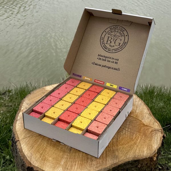 Набір макухи «СОЛОДКИЙ», 55 кубиків, Black Gold Organic