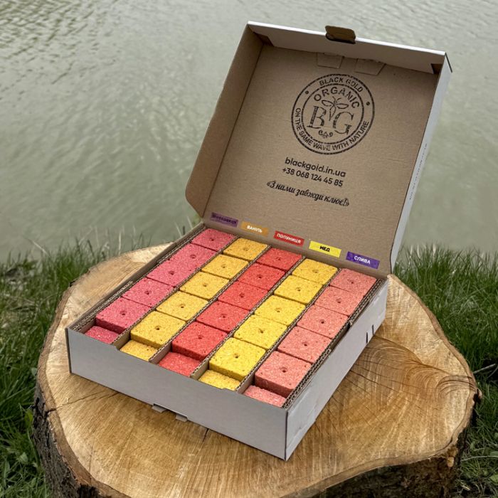Набір макухи «СОЛОДКИЙ», 55 кубиків, Black Gold Organic
