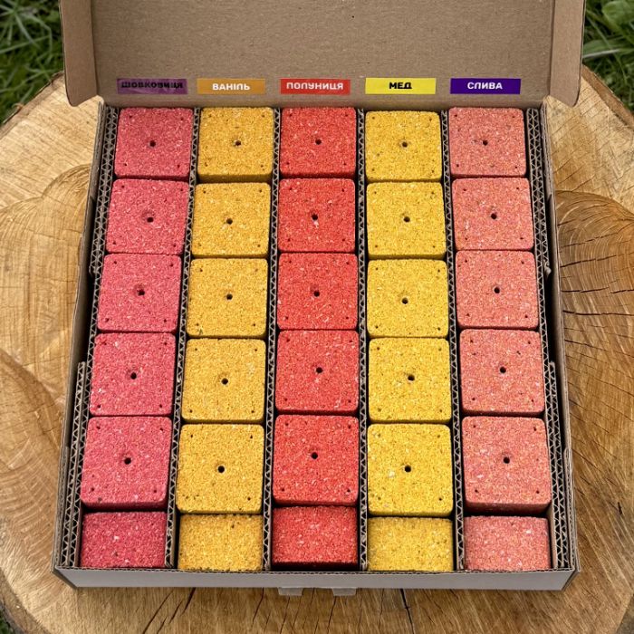 Набір макухи «СОЛОДКИЙ», 55 кубиків, Black Gold Organic