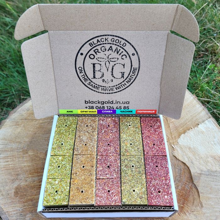 Вікенд бокс «ГОРОХОВИЙ», 40 кубиків, Black Gold Organic