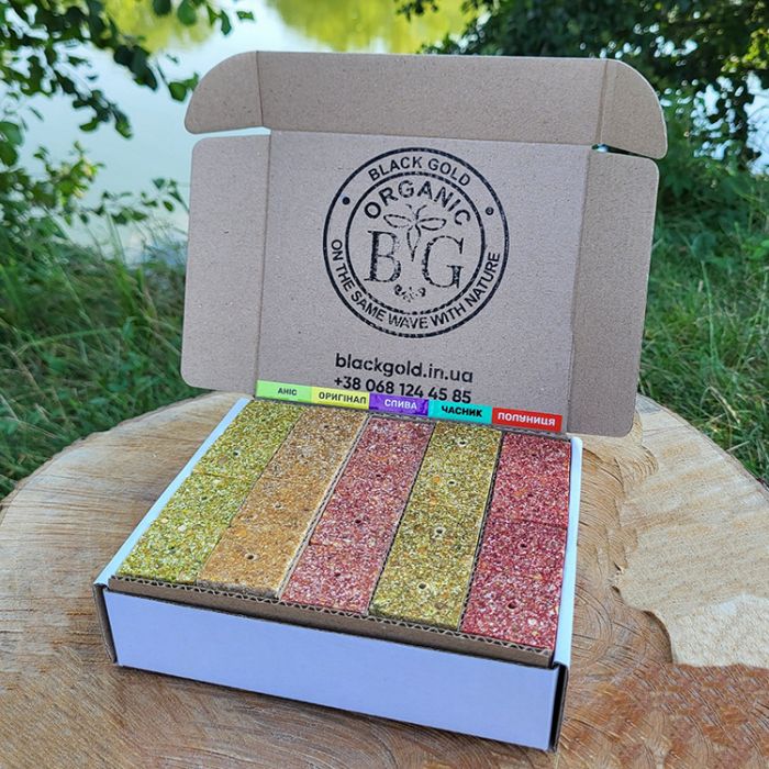 Вікенд бокс «ГОРОХОВИЙ», 40 кубиків, Black Gold Organic
