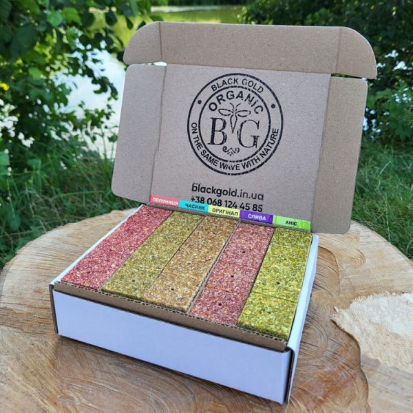 Вікенд бокс «КУКУРУДЗЯНИЙ», 40 кубиків, Black Gold Organic