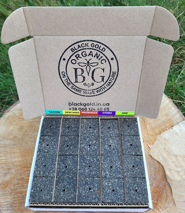 Вікенд бокс «СОНЯШНИКОВИЙ», 40 кубиків, Black Gold Organic