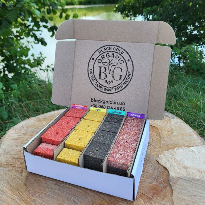 Вікенд бокс «УНІВЕРСАЛЬНИЙ», 30 кубиків макухи , Black Gold Organic