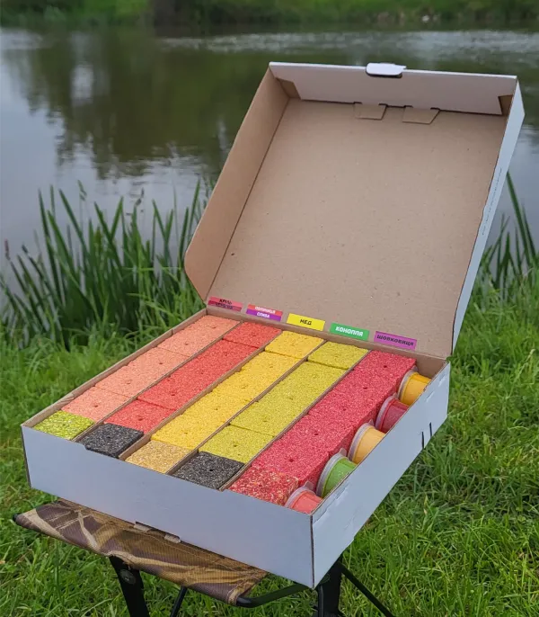 Набір макухи УНІВЕРСАЛЬНИЙ 60 кубиків + 5 тіста — Black Gold Organic